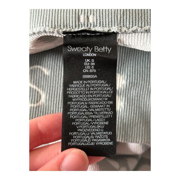 Sweaty Betty Leggings Leopard print jacquard base layer size 6 - Picture 4 of 6